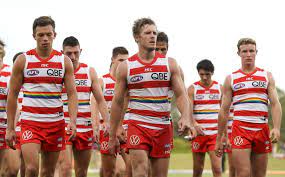 The round 18 afl match between the sydney swans and the geelong cats at metricon stadium on september 20, 2020 in gold coast, australia. Co Captain Recruit Star But Giants Stomp Over Swans