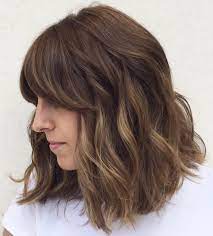 The simple slightly angled cut works beautifully. 50 Haircuts For Thick Wavy Hair To Shape And Alleviate Your Beautiful Mane