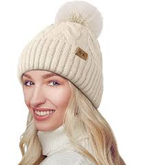 Mountain Warehouse Florence Bonnet à pompons pour femme