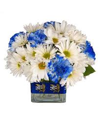 Wildcat Spirit Uk Bouquet Blue Carnations Same Day Flower Delivery Flower Delivery