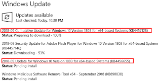 Download windows 10 version 1803 april update, but if you face any issues then feel free to ask your questions in the comment's section. Download Kb4457128 Ssu Kb4456655 For Windows 10 Version 1803