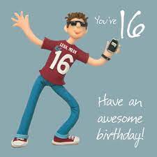 But you're growing into a man and i love you so! Boys 16th Birthday Greeting Card Cards