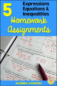Are You Looking For Extra Homework To Use In Your Algebra 2 Honors Unit For Expressions Equations And Ineq Equations Solving Equations Math Graphic Organizers