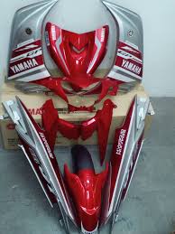 Yamaha lc135 v1 doxou 2019 matt blue/matt grey hld cover set (sticker tanam) similar. Facebook