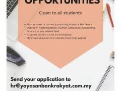 Management trainee besar gajinya 5,4 juta. Internship Opportunities Bank Rakyat