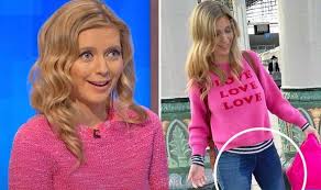 The tv star confirmed her second pregnancy in. Rachel Riley Explains Mishap After She S Left Looking Like She D Wet Herself In Public Celebrity News Showbiz Tv Express Co Uk