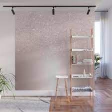 Before purchasing any glitter paint for walls, consider the color you need on the wall. 7 Rose Gold Wall Paint Ideas Glitter Paint For Walls Glitter Accent Wall Glitter Wall
