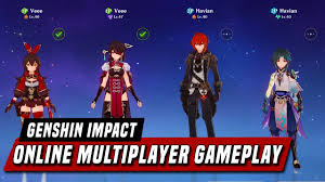 Genshin Impact Online Co Op Multiplayer Gameplay Youtube