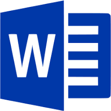 Royal azure blue microsoft word icon - Free royal azure blue ...