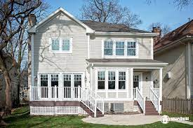 The tremont pearl gray collection from home decorators collection features a durable gray note: Pearl Gray James Hardie Siding 6 Exp Cedarmill Finish Traditional Exterior Chicago By Smardbuild Construction Inc Houzz