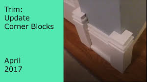 Hardwood crown molding outside corner block ewcr83 from $ 46.08 usd. Decorative Outside Corner Molding Update Video Making Trim Outside Corner Blocks Youtube