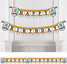 Choose one of the signature colors for the marathon and let your imagination run wild. Amazon Com Big Dot Of Happiness Set The Pace Running Birthday Party Bunting Banner Birthday Party Decorations Happy Birthday Toys Games