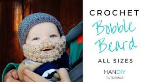 Easy Crochet Beard Tutorial Free Bobble Beard Pattern All Sizes By Ashlee Marie Youtube