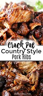 Crock Pot Country Style Schweinerippchen Crock Pot Country Style Schweinerippchen Sind Zart Und Fallen In 2020 Rippchen Rezept Schweinsrippen Schweinefleisch Rezepte