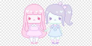 Untitled image 3500758 by bobbym on favim com. Pixel Art Drawing Pastel Anime White Aesthetics Cartoon Png Pngwing