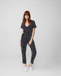 Black And White Striped Jumpsuit Product Image Clothes Fashion Outfits Jumpsuit