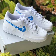 Image Of Air Force 1 Light Blue Supreme Louis Vuitton Customs Nike Shoes Air Force Nike Shoes Outlet Jordan Shoes Girls