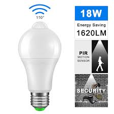 Ip42 Led Pir Sensor Bulb E27 12w 18w Ac 220v 110v Dusk To Dawn Light Bulb Day Night Light Motion Sensor Lamp For Home Lighting Led Bulbs Tubes Aliexpress