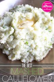 The Best Mashed Cauliflower Recipe Food Recipes Vegan Recipes