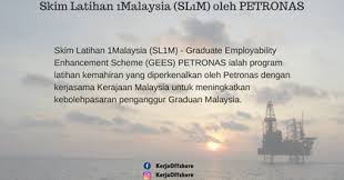 Program skim latihan 1malaysia (sl1m) adalah program untuk meningkatkan tahap kebolehpasaran (employability) atau keupayaan graduan untuk mendapat pekerjaan dengan kerjasama syarikat berkaitan kerajaan (glc) dan swasta sebagai tanggungjawab sosial korporat (csr). Skim Latihan 1malaysia Sl1m Oleh Petronas