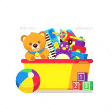 Kids Toys In Box Kids Toy Boxes Kids Toys Clip Art