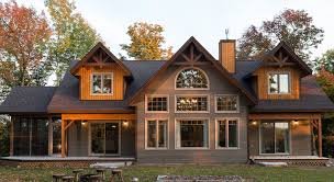Custom Cedar Post Beam Home By Linwood Homes In 2020 Linwood Homes Cottage Floor Plans Cedar Homes