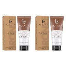 All beauty, all the time—for everyone. Beauty By Earth Self Tanner Made With Organic Aloe Vera Shea Butter Sunless Tanning Lotion And Bronzer Buildable Light Medium Or Dark For Natural Looking Fake Tan 1 Pack Walmart Com