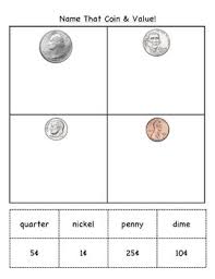 Students match coins to their names (nickel, dime, etc) and their values. Values Of Coins Worksheet Promotiontablecovers