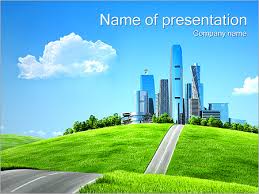 Download the best free powerpoint templates to create modern presentations. Green City Concept Powerpoint Template Backgrounds Google Slides Id 0000002217 Smiletemplates Com