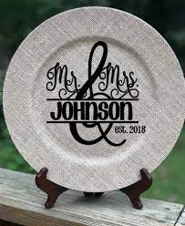 Mr Mrs Personalized Wedding Gift Wedding Charger Plate Etsy Wedding Plates Diy Charger Plates Wedding Wedding Plates Personalized