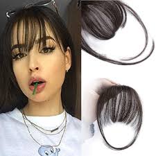 That was the time when hair was cut short in. Amazon Com Aisi Queens Clip In Bangs 100 Human Hair Extensions Reddish Brown Clip On Fringe Bangs With Nice Net Natural Flat Neat Bangs With Temples For Women One Piece Hairpiece