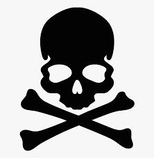 Voir plus d'idées sur le thème tête de mort, crânes, dessin tete de mort. Sticker Tete De Mort Os Noirs Simple Skull And Crossbones Hd Png Download Transparent Png Image Pngitem