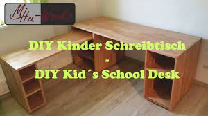 Kinderschreibtisch modern 75 cm weiss tedi shop kinderschreibtisch kinder kinder zimmer. Kinder Schreibtisch Selber Bauen Diy Kid S School Desk Youtube