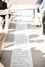 A Calligraphy Aisle Runner That Can Be Customized To Include Something Meaningful For Your Ceremony Aisle Runner Wedding Wedding Aisle Wedding Ceremony Songs