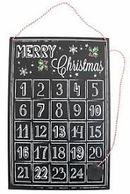If you would like to know how many sleeps there are left until christmas then all you need to do is add 1 to the number of days. Magnetic Tin Advent Plaque Sign Countdown Days Til Christmas Perpetual Calendar Ebay