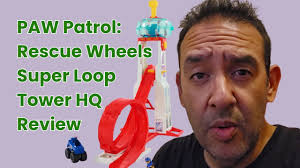 Paw Patrol Rescue Wheels Chase's Power Haulin' Cruiser PAW Patrol Super  Loop Tower HQ