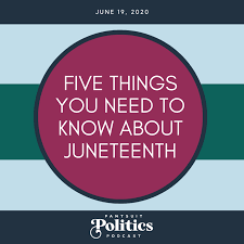 Juneteenth, a portmanteau of june and 19th, refers to the day in 1865 enslaved black people in texas finally learned, at the end of the civil war, they had been freed when. 5 Things You Need To Know About Juneteenth