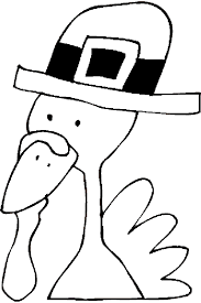 Simple turkey coloring page for kids. Cute Turkey Coloring Pages Clipart Panda Free Clipart Images Coloring Library