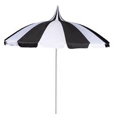 Black And White Pagoda Garden Parasol Buy Now While Stocks Last