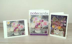 Foxgloves and ferns creates beautiful fresh flower designs for your special event. Notelets By Angie Lewin