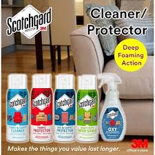 If you apply scotchgard over a dirty carpet, you can lock the stains in. 3m Scotchgard Fabric And Carpet Cleaner Protector Oxy Stain Remover Shopee Singapore