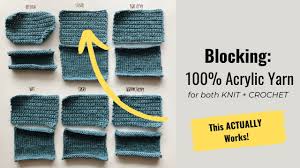 Single knitting, double knitting and sock knitting. The Best Way To Block Acrylic Yarn This Actually Works Sew Homey