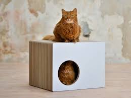 Griffoir Maison En Carton Pour Chat Predia Eckhaus Griffoir Maison En Carton Griffoir Chat