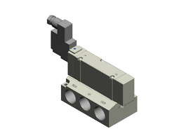 SMC SY9140-5DZ-04 valve, sgl sol, SY7000 SOL/VALVE, RUBBER S