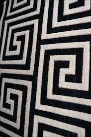 Black And White Greek Key Rug Rugs On Carpet Black And White Carpet Carpet Stairs