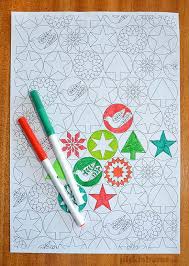 Those of you lucky enough to have access to an a3 printer can now print bigger. Colour Your Own Christmas Wrapping Paper
