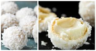 Reteta scrisa si ingredientele aici: Bomboane Raffaello De Casa 3 Ingrediente Retete Practice