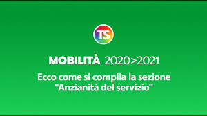 On thursday, 03 june 2021 10:41. Mobilita 2020 2021 Ecco Come Si Compila La Sezione Anzianita Del Servizio Youtube