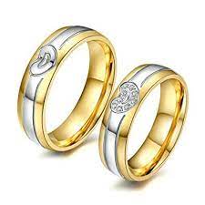 Engagement Rings For Couples With Names Engagement Rings For Couples In Grt Couple Engagemen Engagement Rings Couple Heart Wedding Rings 18k Gold Wedding Rings