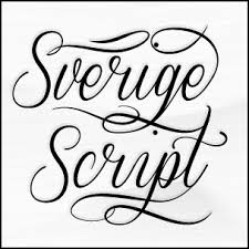 Cheddar gothic designed by adam ladd. Sverige Script Font Family 123creative Com